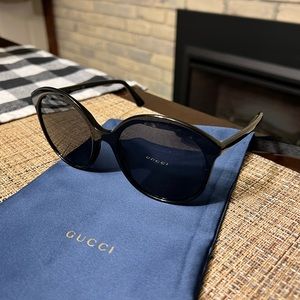 New Authentic Gucci Round Frame Sunglasses GG0275S